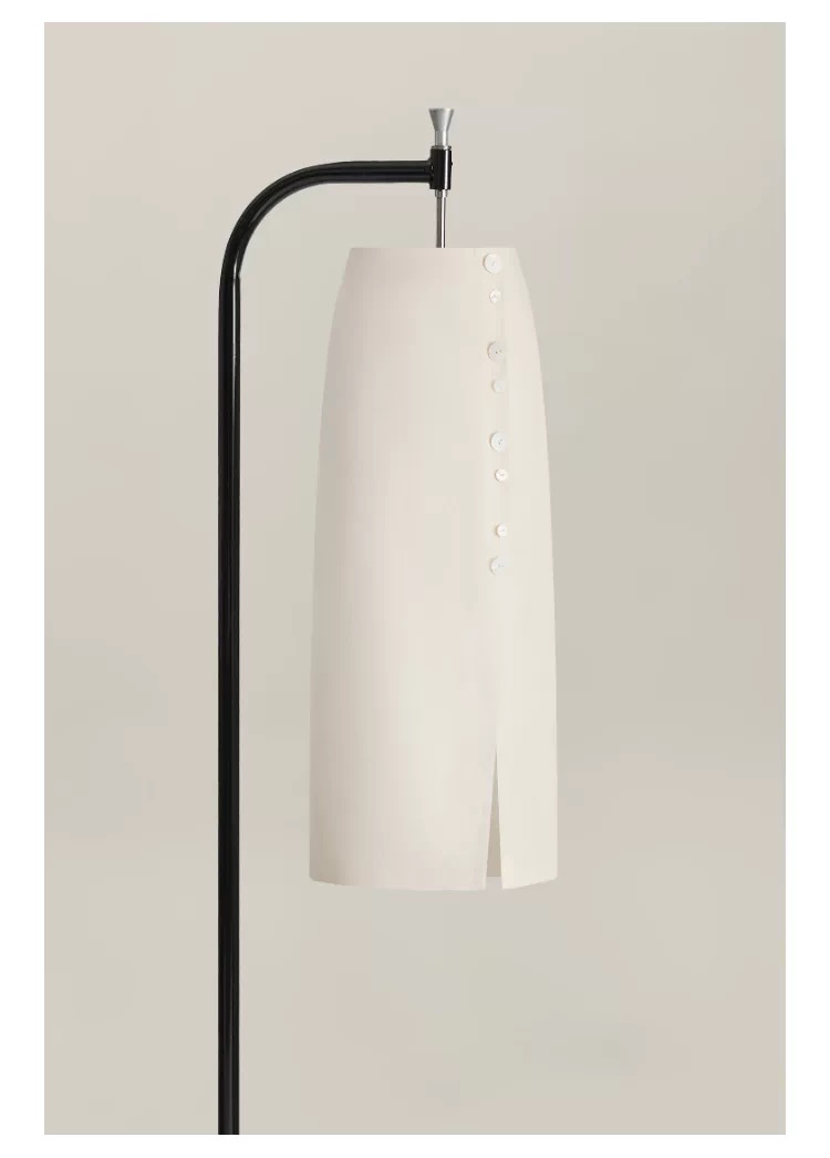 Wholesale Brand Logo Two Piece Women Blouse Set with Long Straight Skirt Customized Sleeveless Round Neckline Blouse