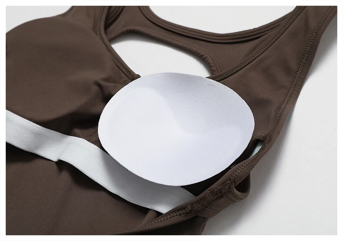 Women Yoga with Pads Bra Rompers Jumpsuits Workout Gym Leggings Sports Ribbed Flared Playsuits Girls Conjuntos Pants Bodysuits