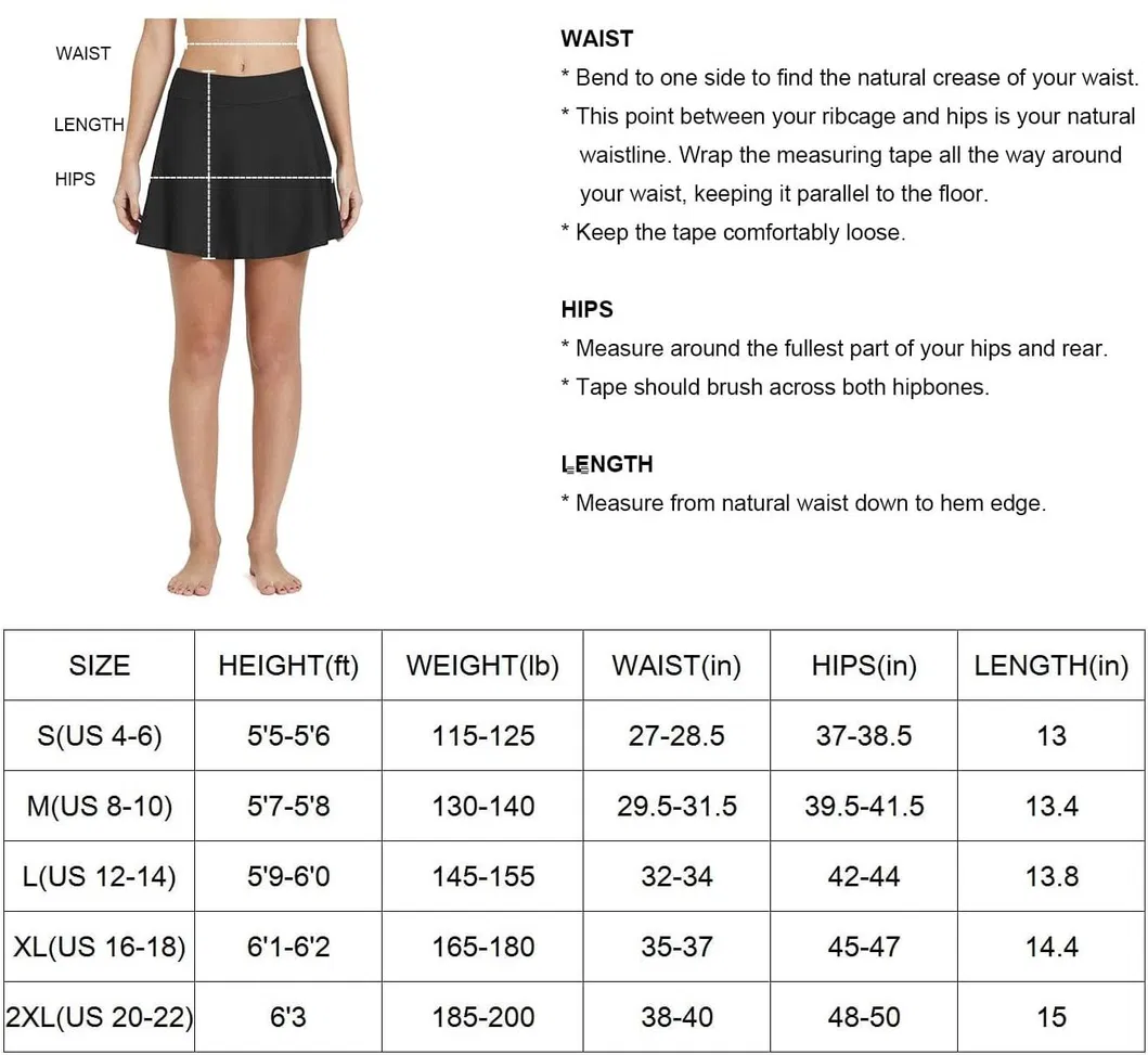Women's High Waisted Swim Skirt Main View