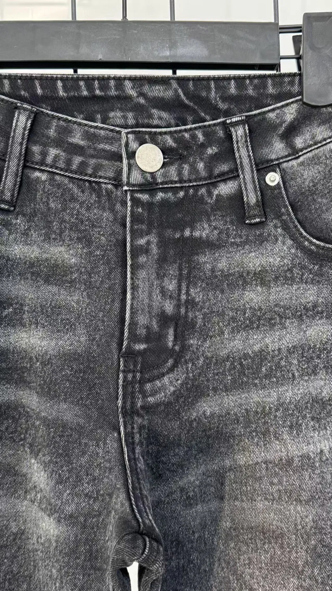 Multi-Pocket Denim Work Pants 2