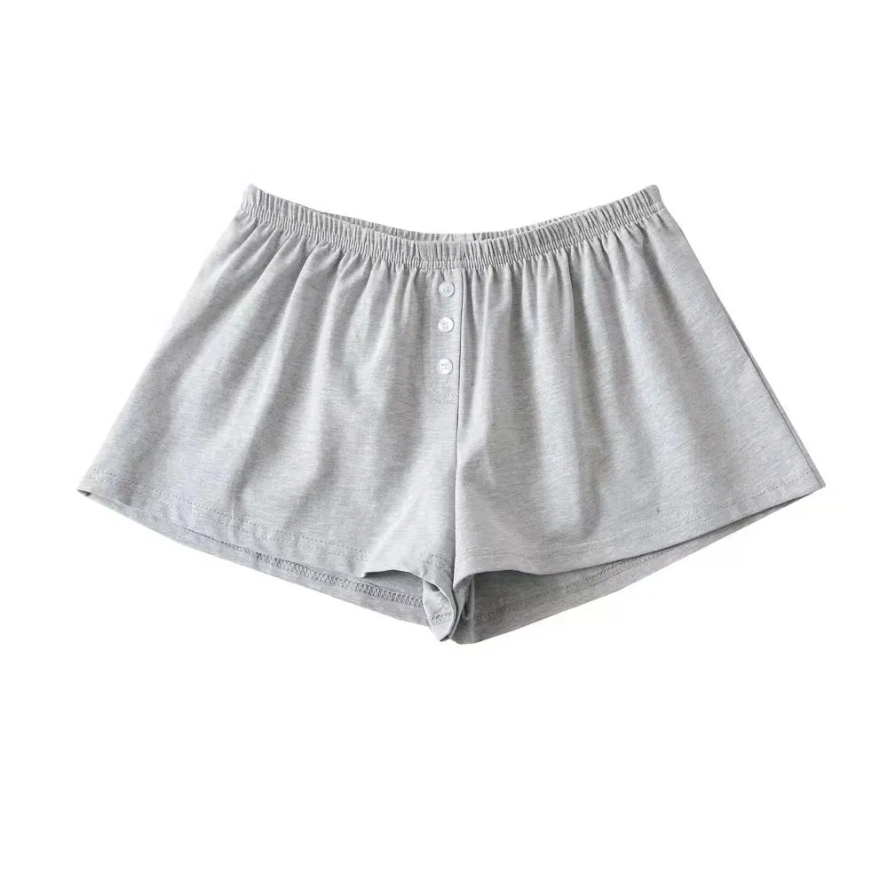 Factory Price Wholesale Bamboo Women Elastic Waist Wide Leg Comfortable Bottoms