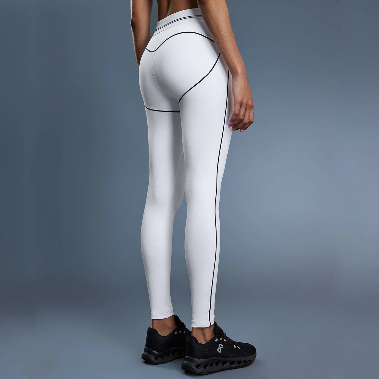 Qumor High Waist Naked Feeling Yoga Leggings for Women, Tummy Control Butt Lift Scrunch Peach Hip Body Sculpting Fitness Gym Workout Running Pilates Sports