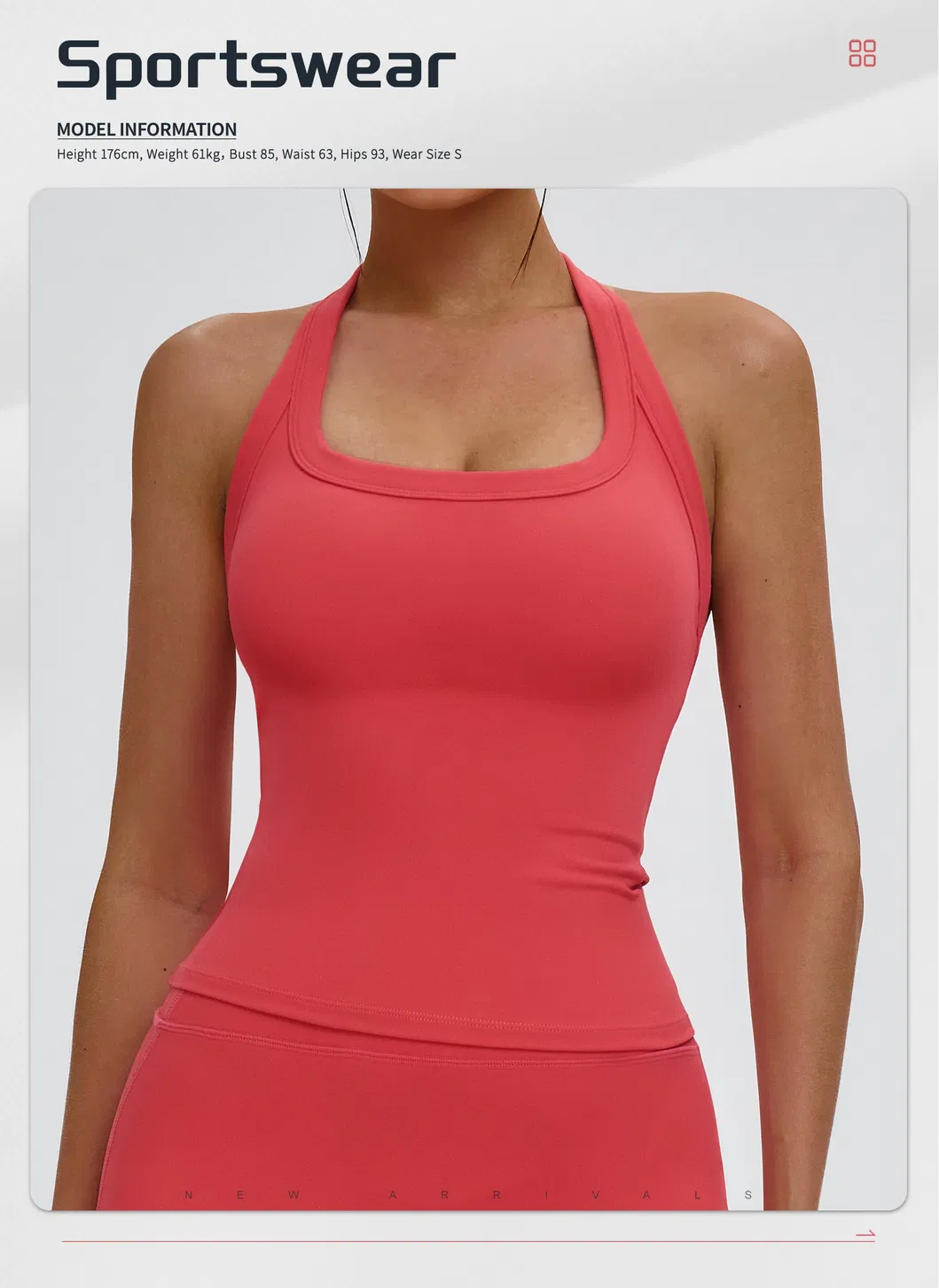 Activewear Halter Neck Sports Bra 1