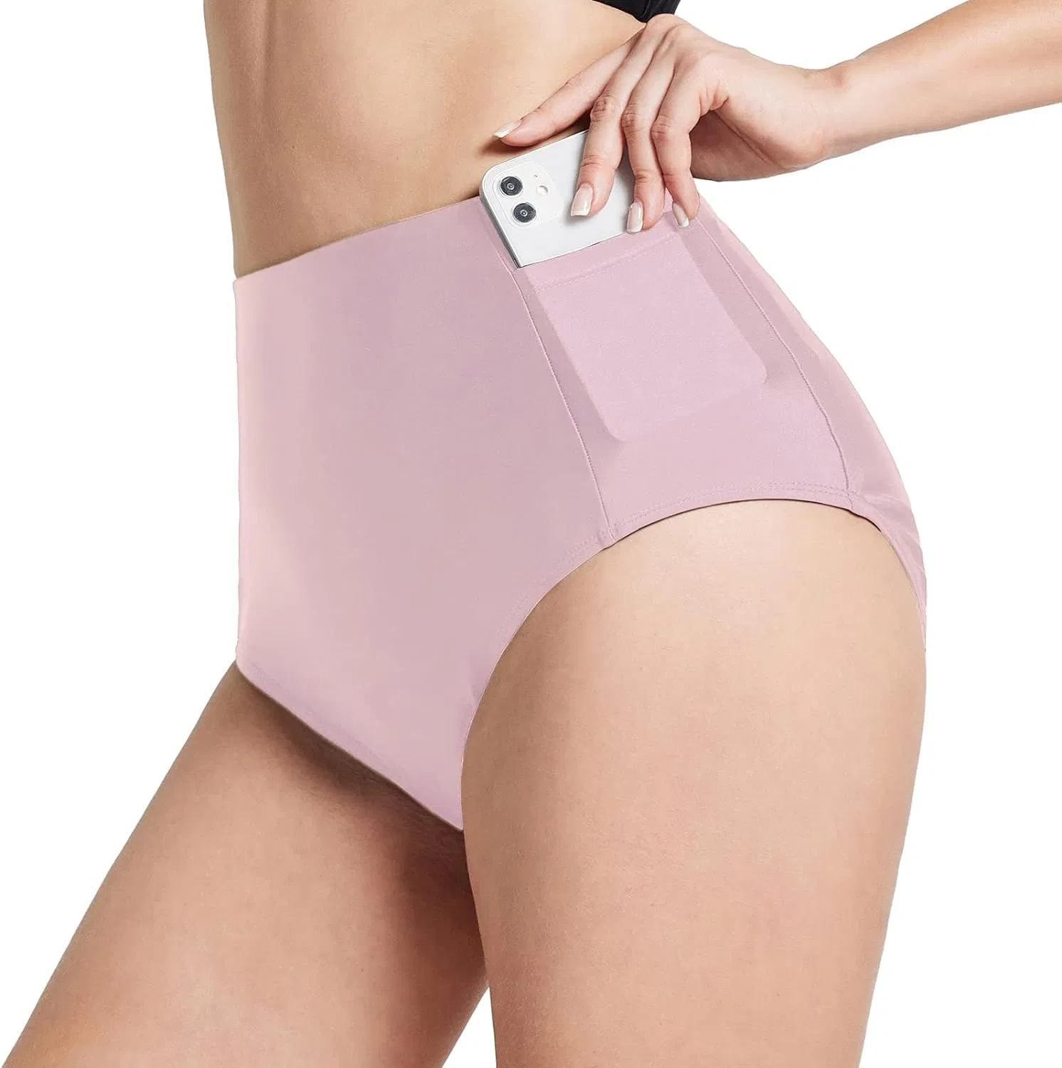 Women's Modest Bikini Bottom High Waisted Swim Bottoms Full Coverage Bathing Suit Bottom