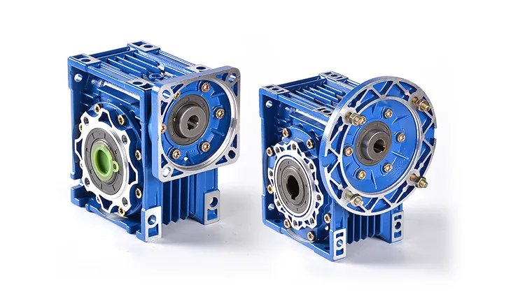 Servomotor de CC con caja de engranajes de tornillo sinfín