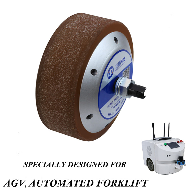 Motor de cubo de rueda de accionamiento directo sin engranajes eléctrico sin escobillas de baja velocidad y potente Zltech 6.5inch 48V 200rpm 200kg