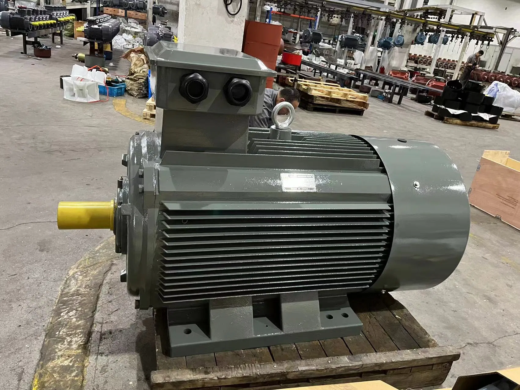 Motor Eléctrico de Eje Hueco Doble Rodamiento 1450 Rpm Trifásico 7.5kw