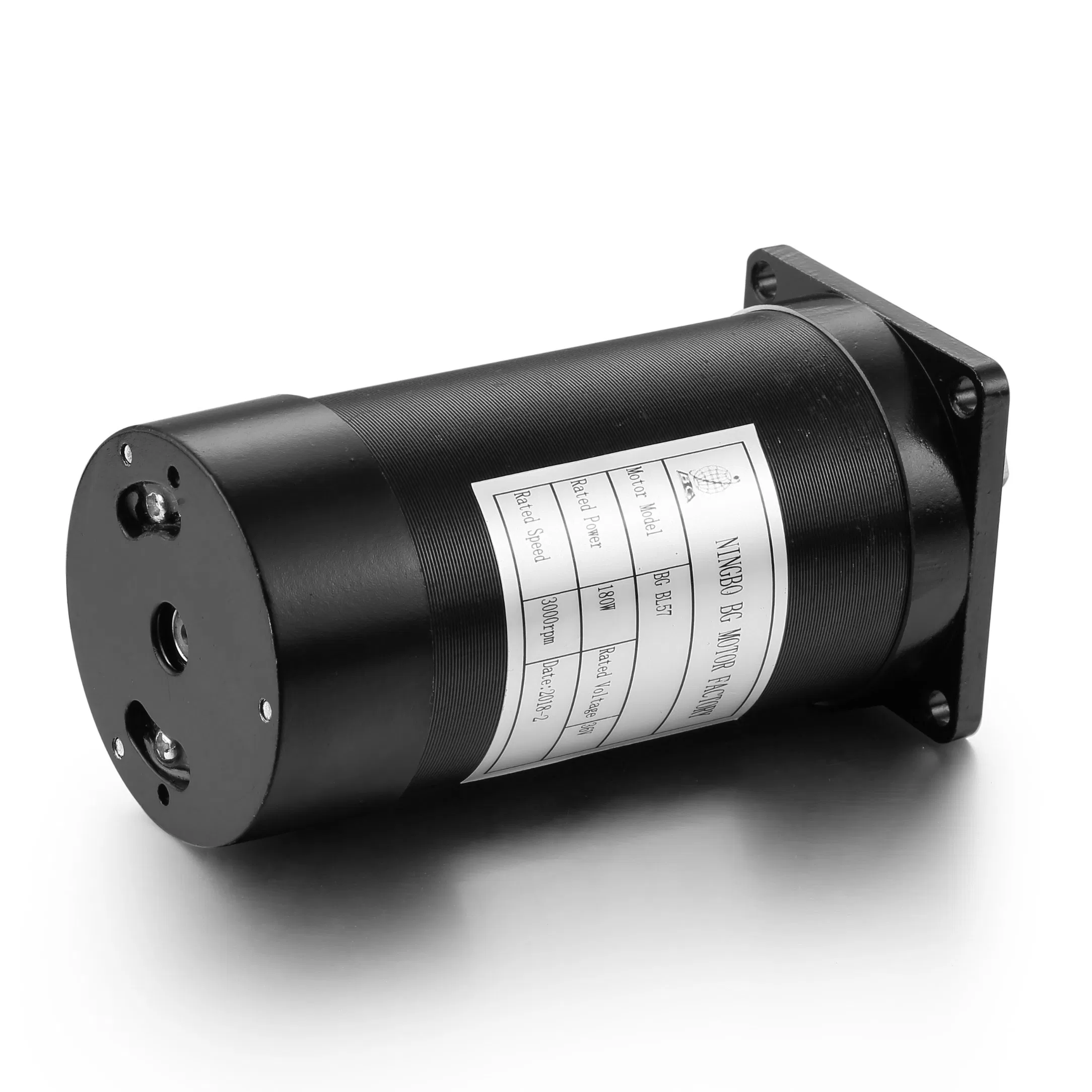 57mm 24V Motor de corriente continua sin escobillas de alta torsión y media velocidad sin ranuras para control industrial