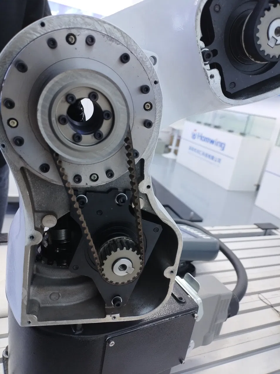 Transmisión armónica de alta precisión NEMA 17 motor paso a paso con engranaje de onda de deformación para robots de servicio