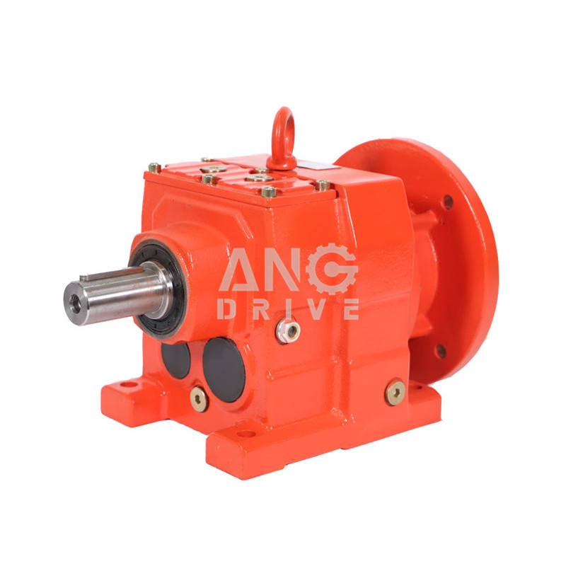 Serie K Flenders Tipo AC 50Hz 60Hz Trifásico 220V 380V 660V Motor Reductor Helicoidal de Eje Hueco en Ángulo Recto con Brida de Salida