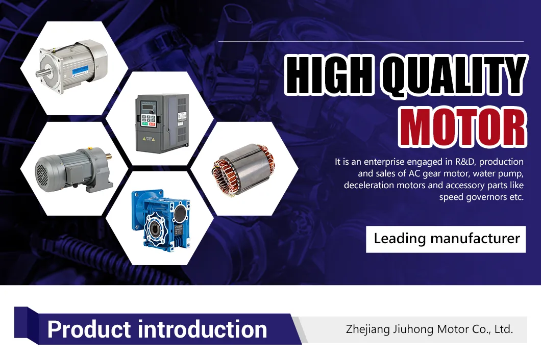 Motor de Reducción de Engranaje con Potencia 220volt y Caja de Engranajes de Eje Hueco Sólido en Ángulo Recto