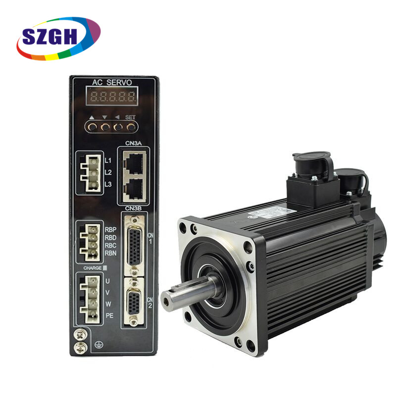 Motor paso a paso de alto par NEMA 52 con controlador y 23bit encoder para controlador de máquina de fresado CNC
