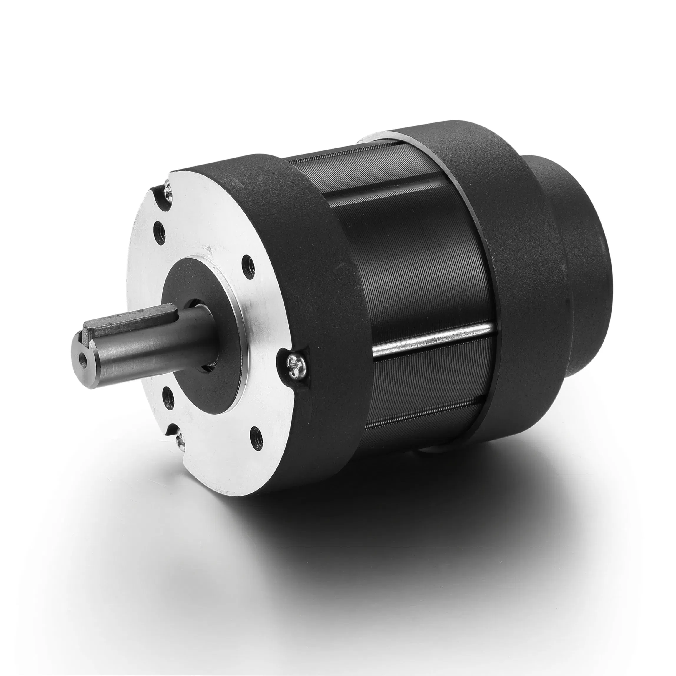 80mm 48V Motor de corriente continua sin escobillas de alta torsión y bajo rpm, motor sin ranuras para control industrial