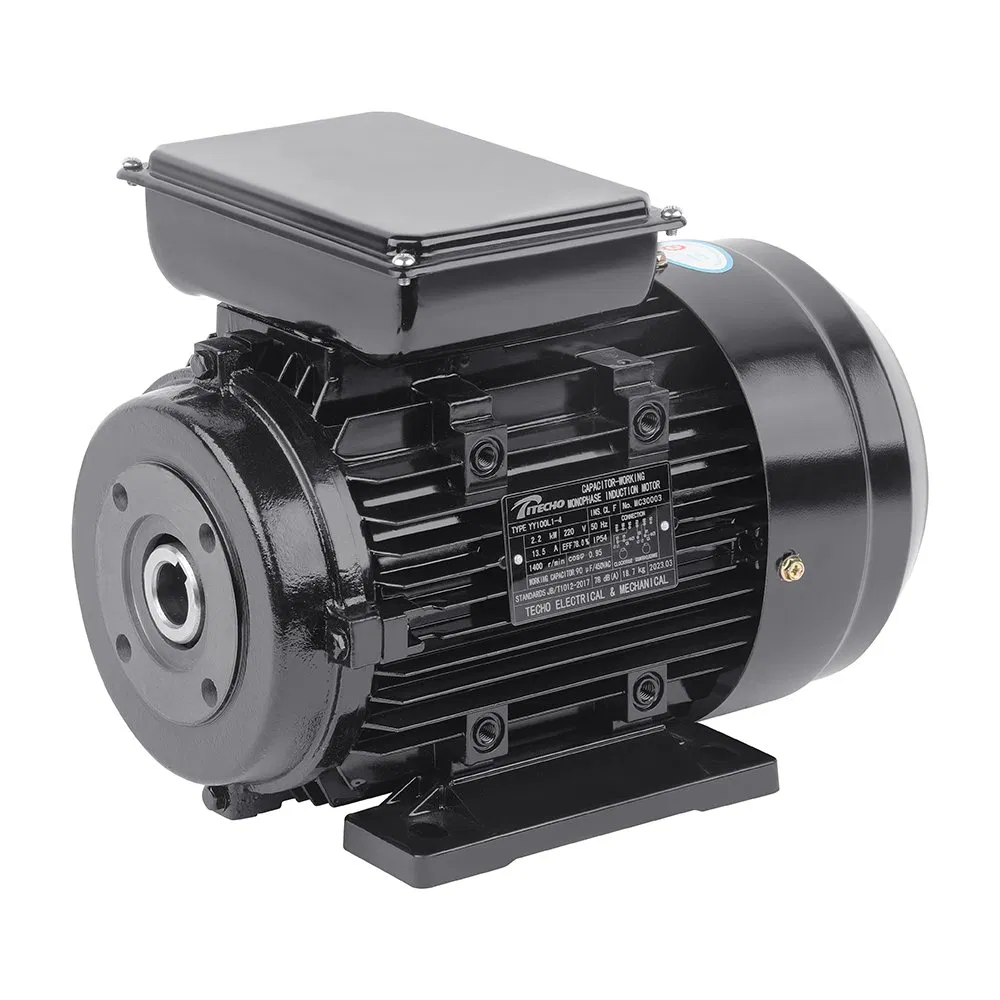 Titecho 7.5kw 10HP Motor Eléctrico Eje Hueco Bomba de Alta Presión Monofásica 380V Potencia Nominal 3kw