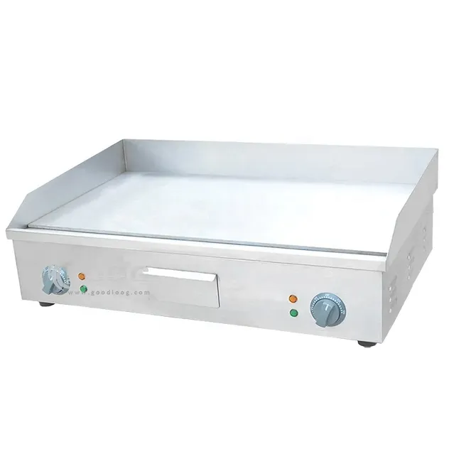 Plancha de gas comercial para cocinar panqueques y desayunos