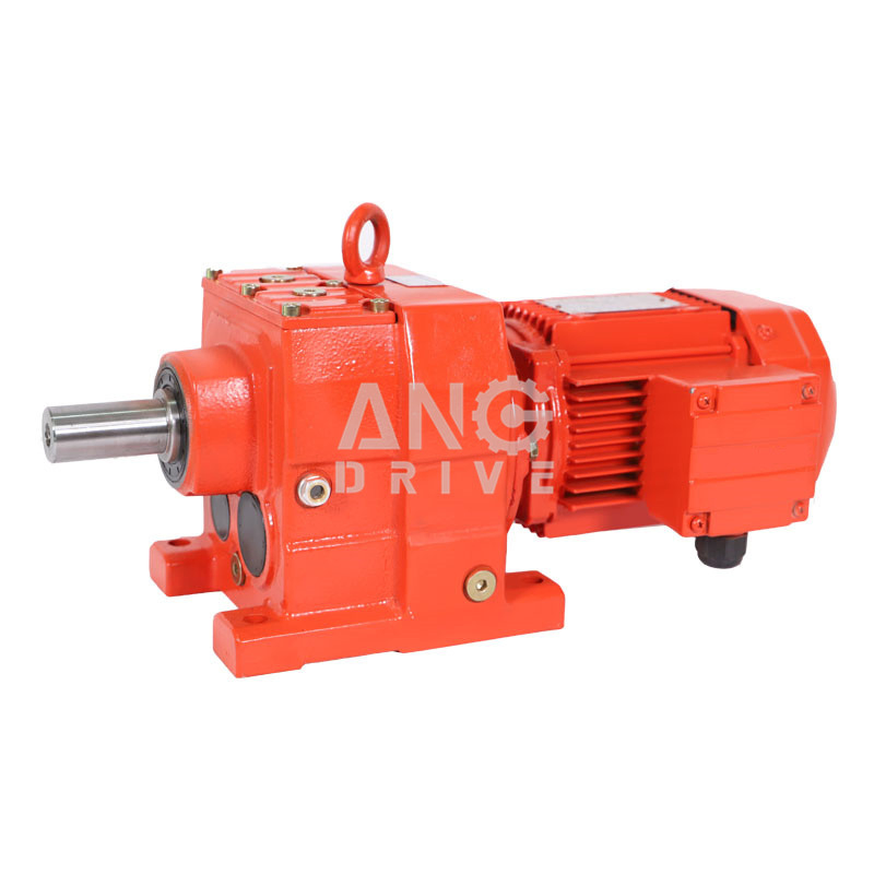 Serie K Flenders Tipo AC 50Hz 60Hz Trifásico 220V 380V 660V Motor Reductor Helicoidal de Eje Hueco en Ángulo Recto con Brida de Salida