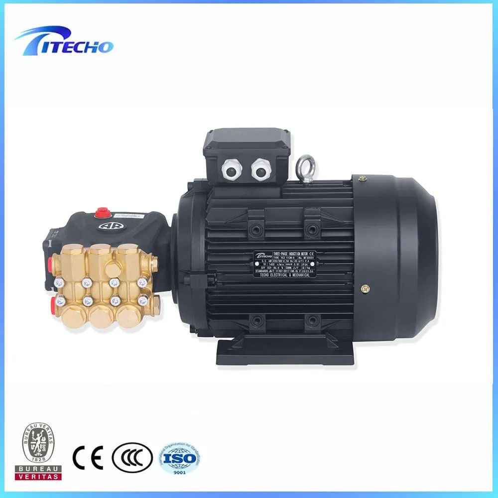 5.5kw 3 Fase AC 380V 220V Motor Eléctrico Trifásico Motor de Inducción con Eje Hueco