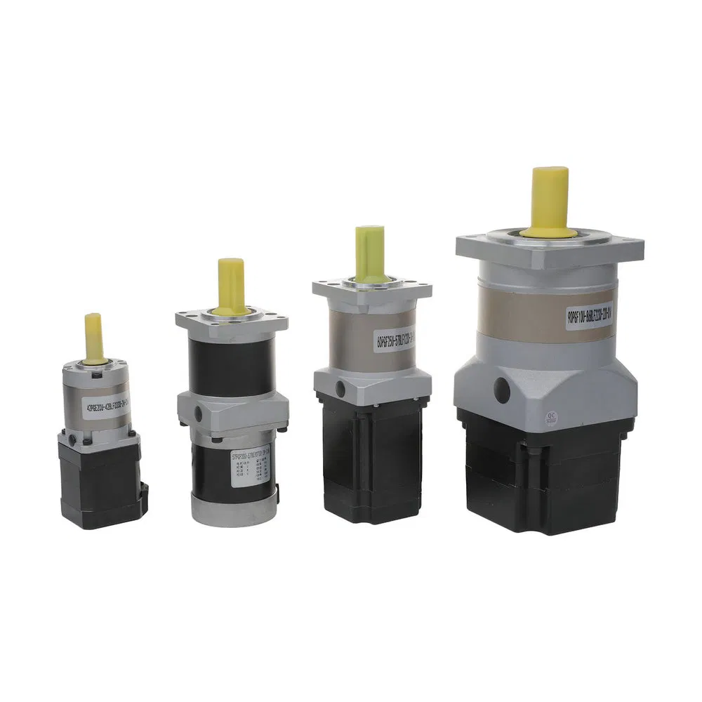 Motor de engranaje de eje hueco plano sin escobillas de corriente continua resistente a la corrosión para vehículos eléctricos