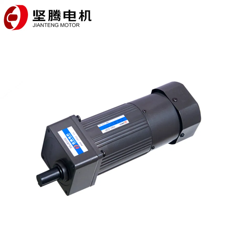 Motor mini sincrónico de reducción con engranaje en ángulo recto, freno eléctrico reversible micro, eje sólido hueco
