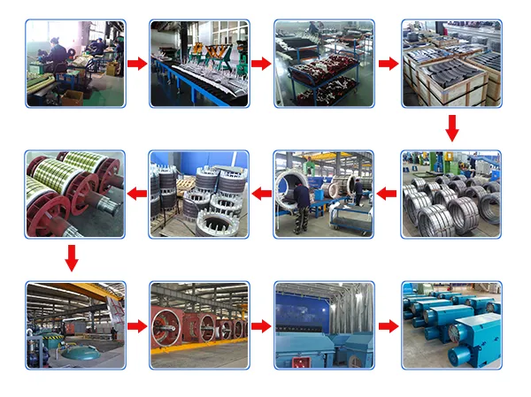 Vender como pan caliente motor de inducción de anillo deslizante de alta tensión