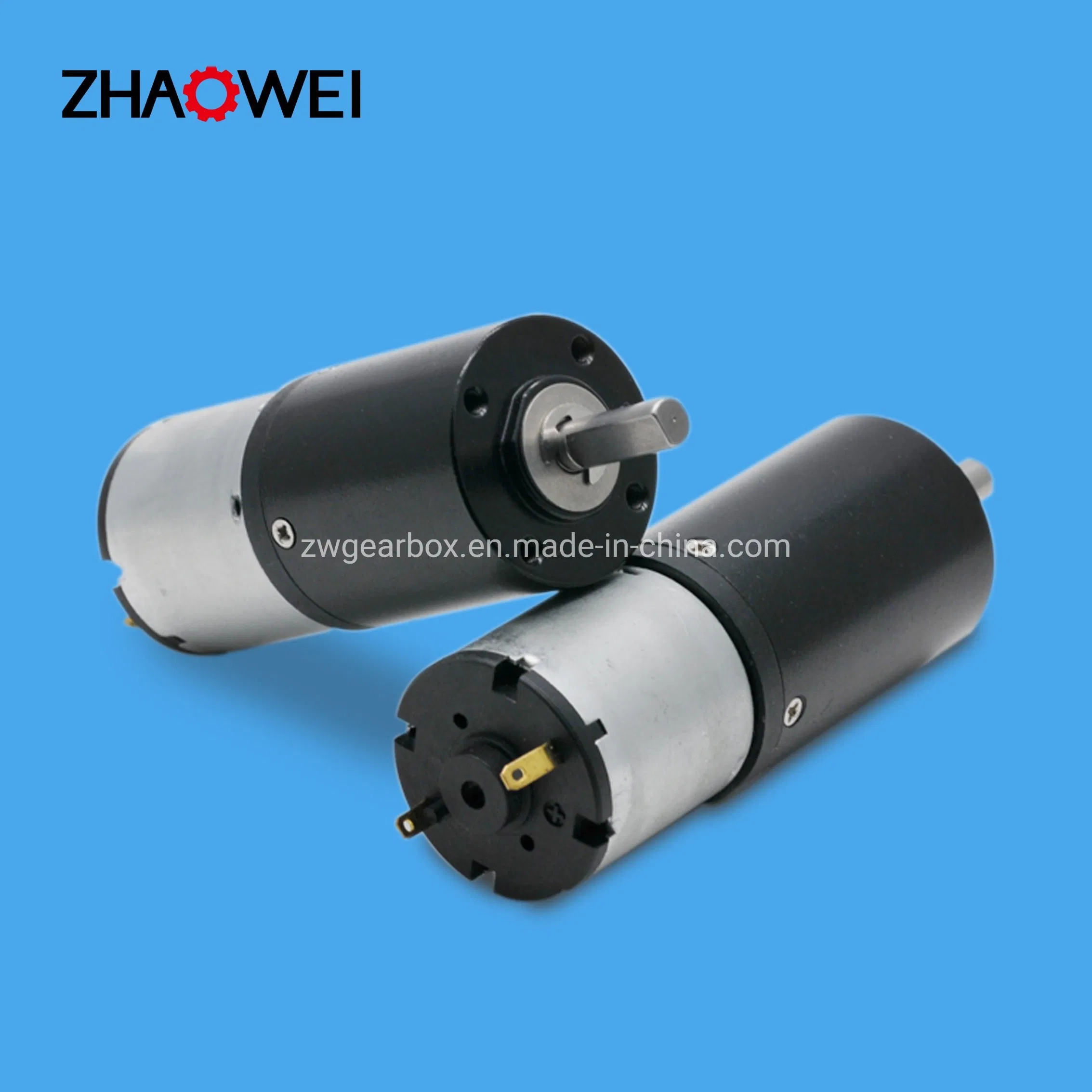 28mm 24V Motor de caja de engranajes en miniatura con encoder