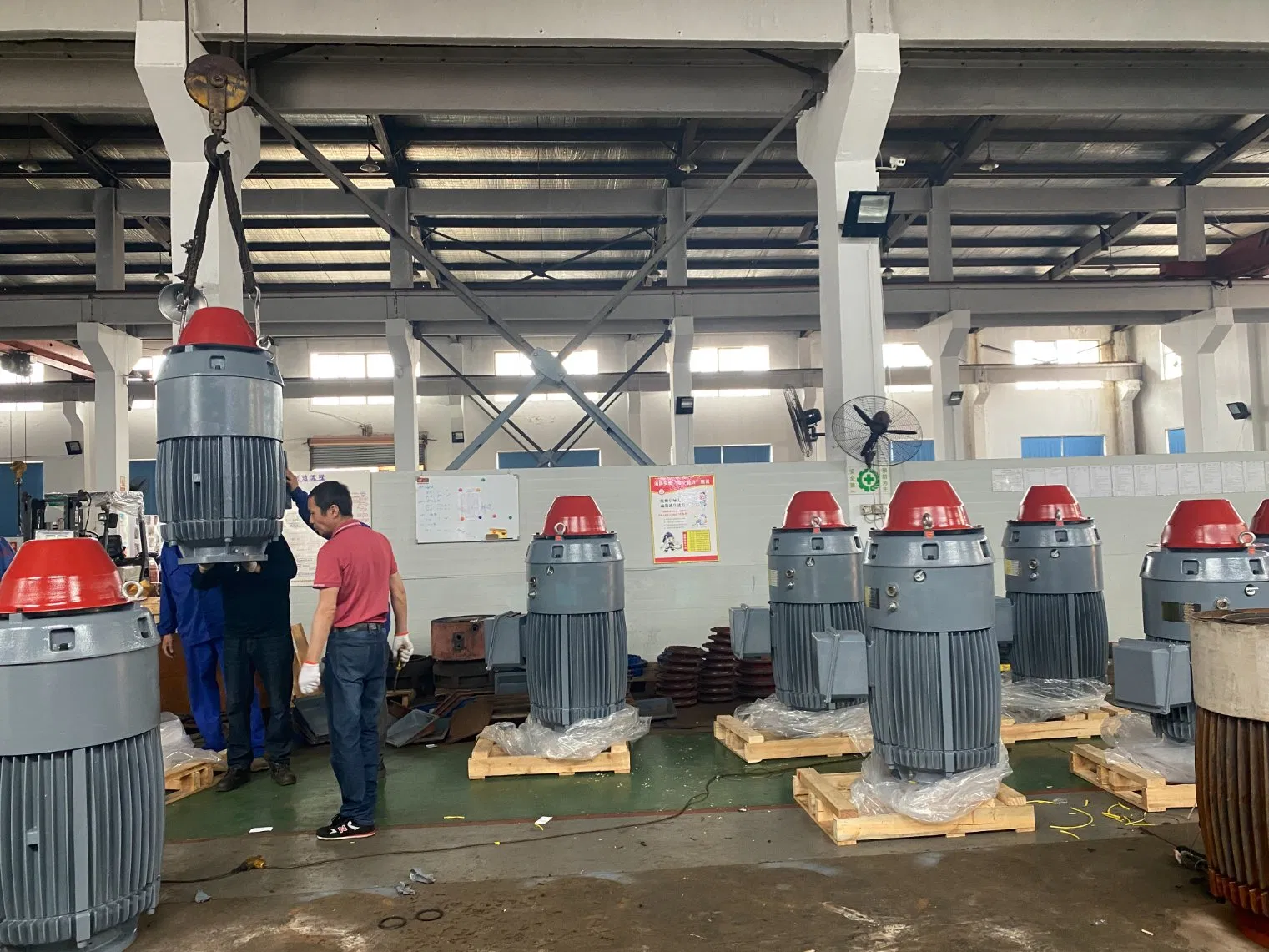 Tefc IP54 IP55 Alta Tensión 1kv 6kv Motor de Eje Hueco Vertical Vhs