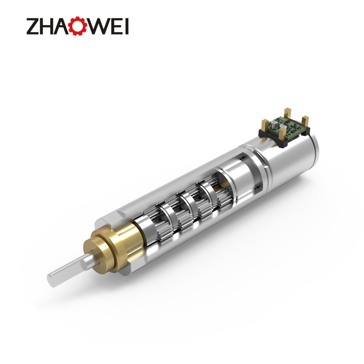 Zhaowei 3V 12V 4mm Motor de engranaje de corriente continua planetario miniatura de baja velocidad