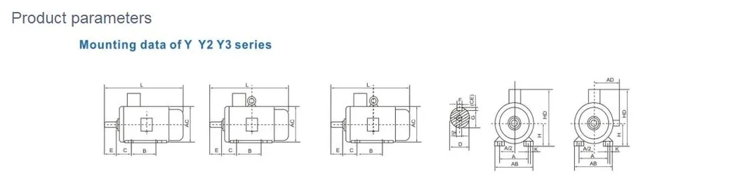 Especificaciones técnicas motor trifásico