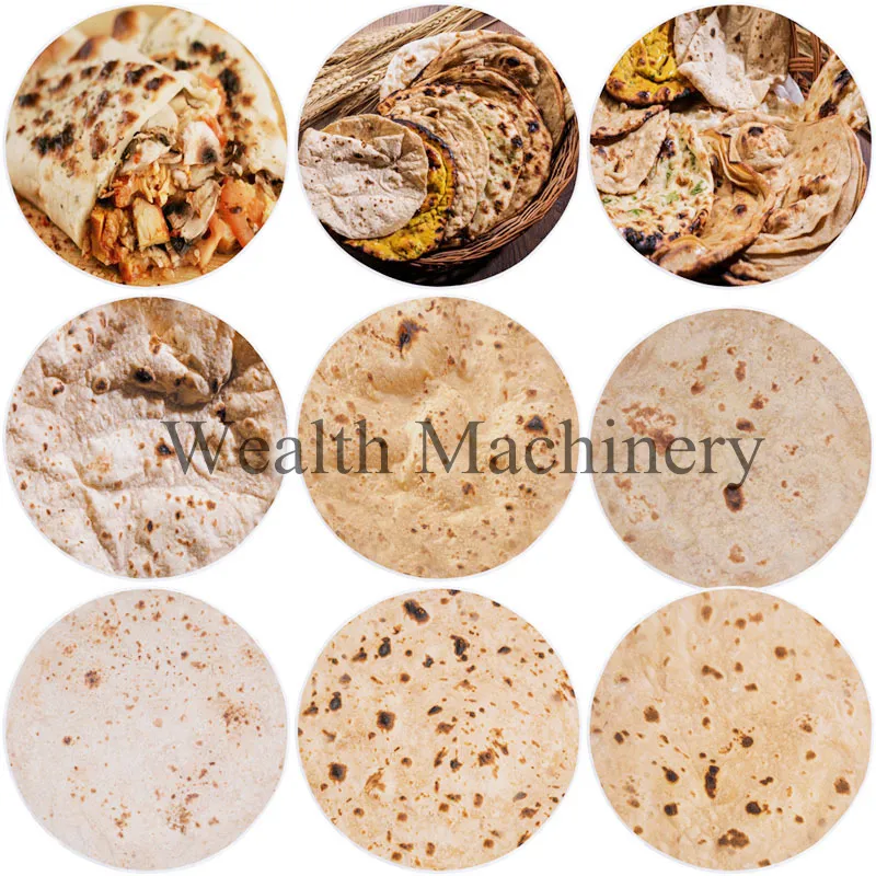 Detalle de producción de tortillas