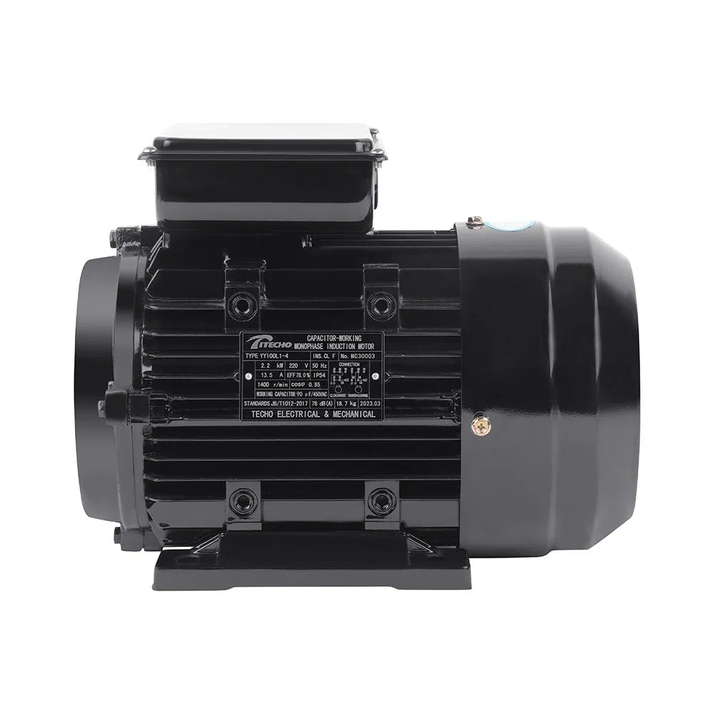 Titecho 7.5kw 10HP Motor Eléctrico Eje Hueco Bomba de Alta Presión Monofásica 380V Potencia Nominal 3kw