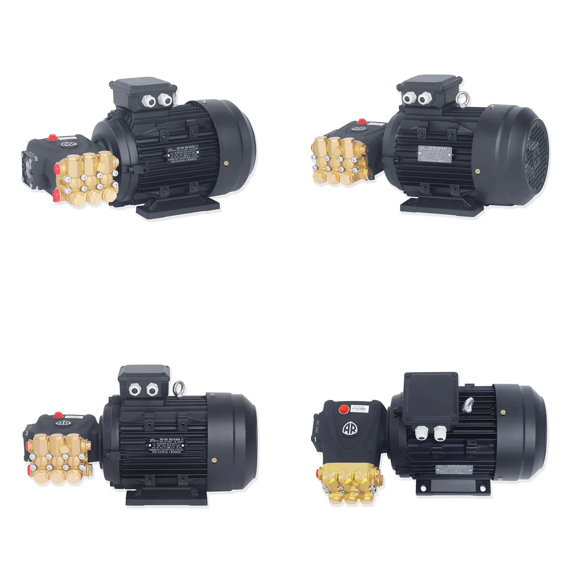 5.5kw 3 Fase AC 380V 220V Motor Eléctrico Trifásico Motor de Inducción con Eje Hueco