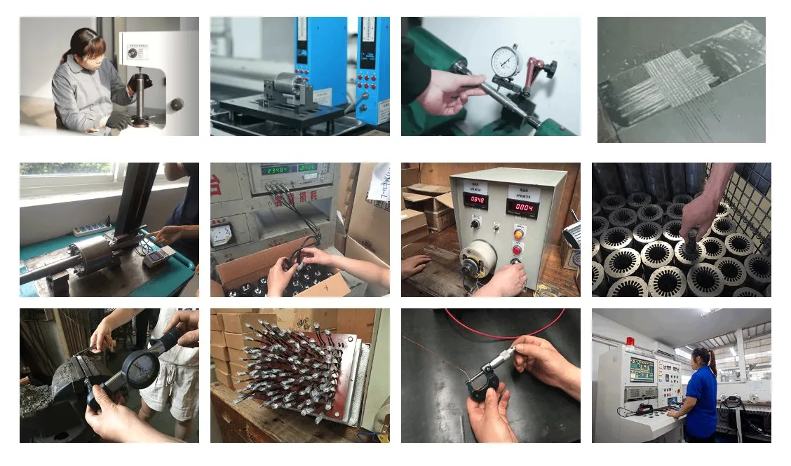 Laboratorio e inspección de motores eléctricos