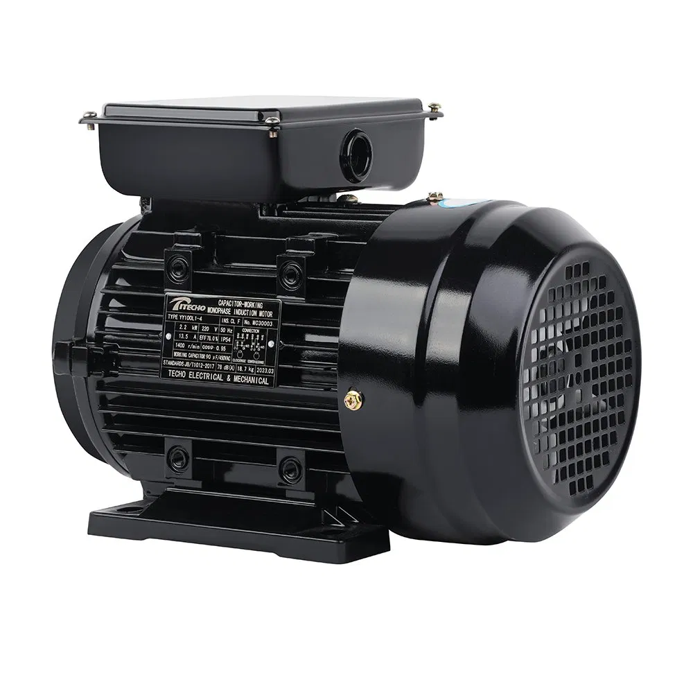 Titecho 7.5kw 10HP Motor Eléctrico Eje Hueco Bomba de Alta Presión Monofásica 380V Potencia Nominal 3kw