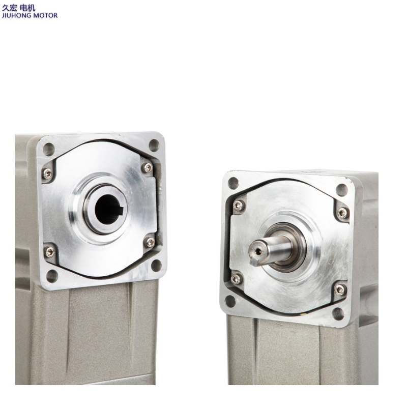 Motor de Reducción de Engranaje con Potencia 220volt y Caja de Engranajes de Eje Hueco Sólido en Ángulo Recto