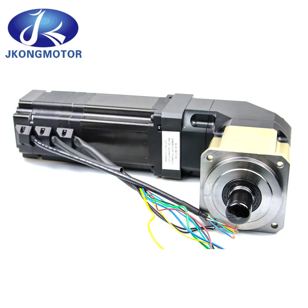 NEMA 34 86mm Motor de CC sin escobillas BLDC con eje angular, reductor BLDC con frenos integrados, encoders y controladores para equipos de automatización para equipos de respiración