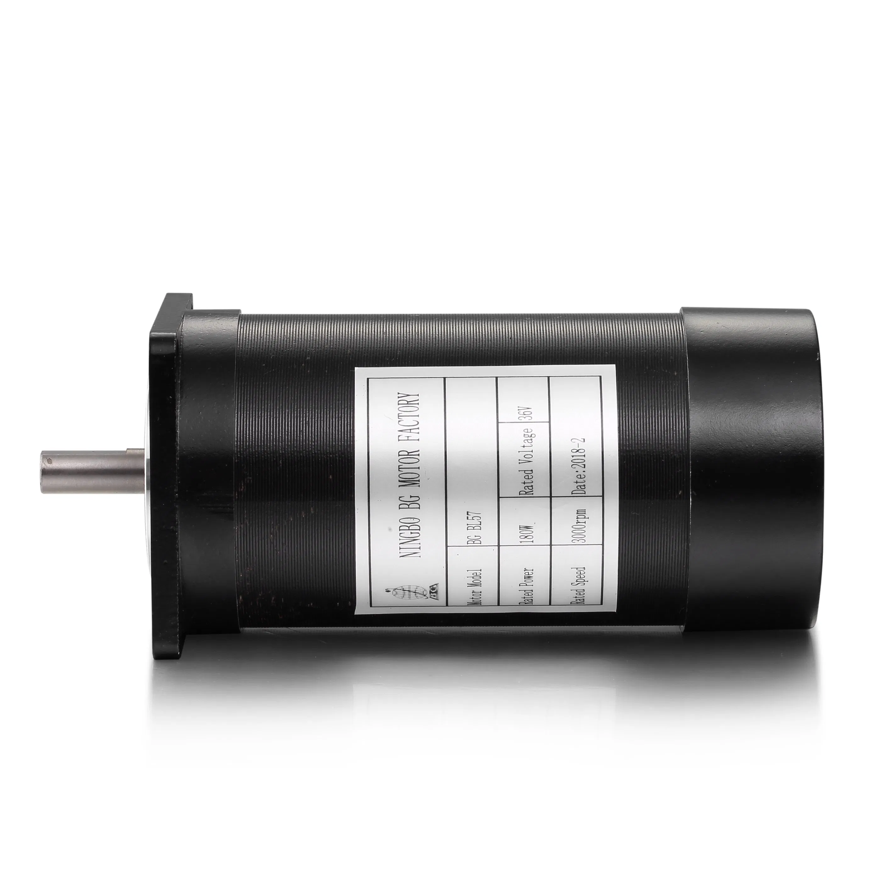 57mm 24V Motor de corriente continua sin escobillas de alta torsión y media velocidad sin ranuras para control industrial