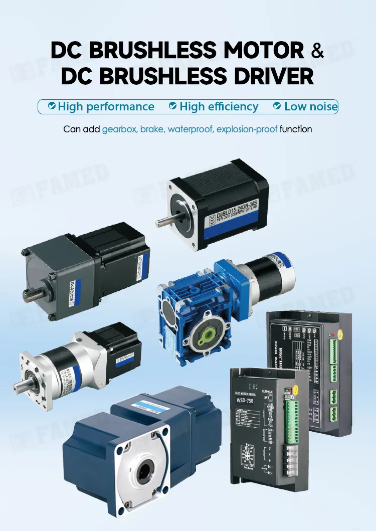 Motor sin escobillas de corriente continua de alto rendimiento en miniatura para máquinas de precisión