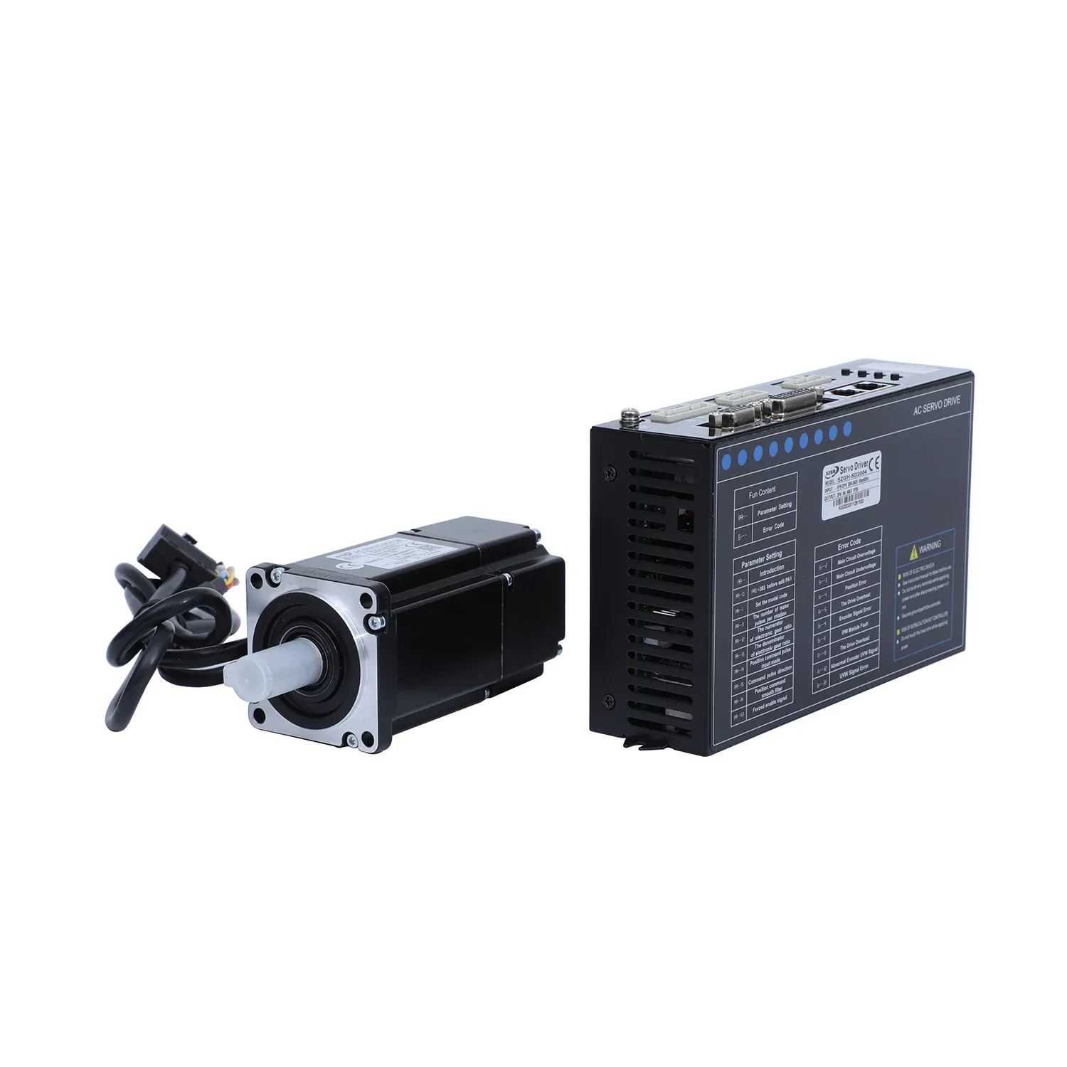 600W Controlador de motor de CA digital con control remoto Reemplazo NEMA23 Ventas de controlador de motor paso a paso para CE