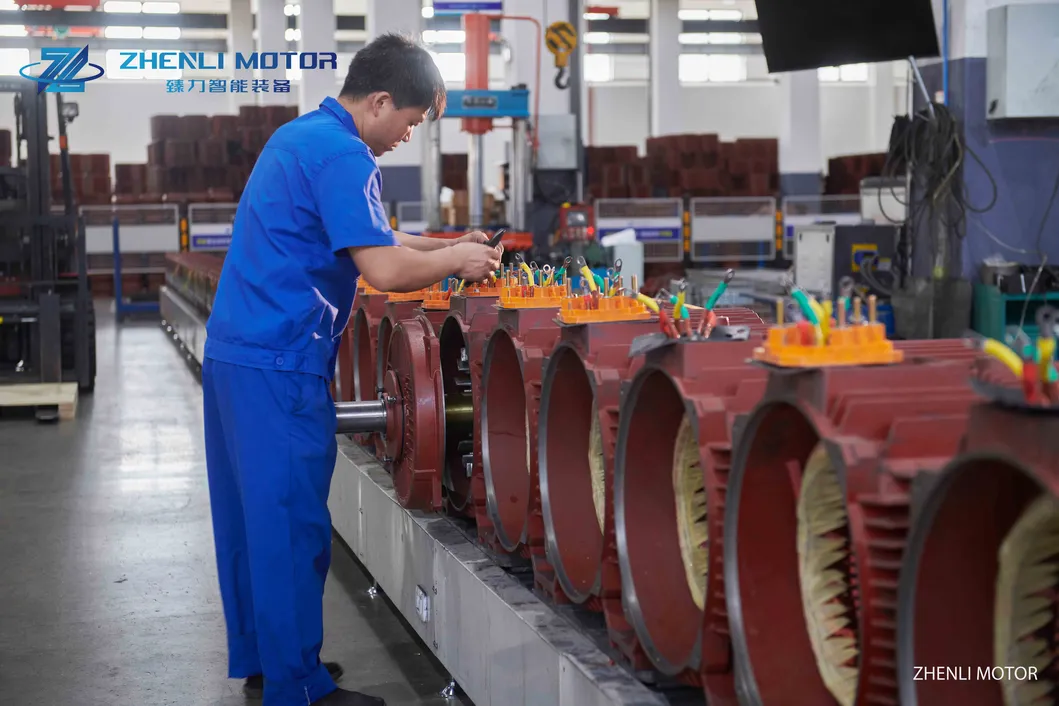 Zlye5 Motor Eléctrico Sincrónico 3 Fase CA Alta Densidad de Par Ie5 Nominal B3 Montaje en Pie