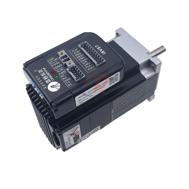 NEMA34 8.5nm Motor paso a paso de bucle cerrado con controlador de servo digital, anti pérdida de pasos, alto par para equipos de fresado CNC de alta resistencia