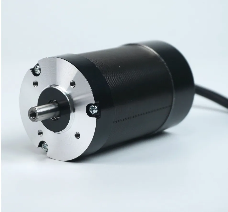 Motor de corriente continua sin escobillas de alta densidad de par y velocidad variable, libre de mantenimiento, para bombas industriales
