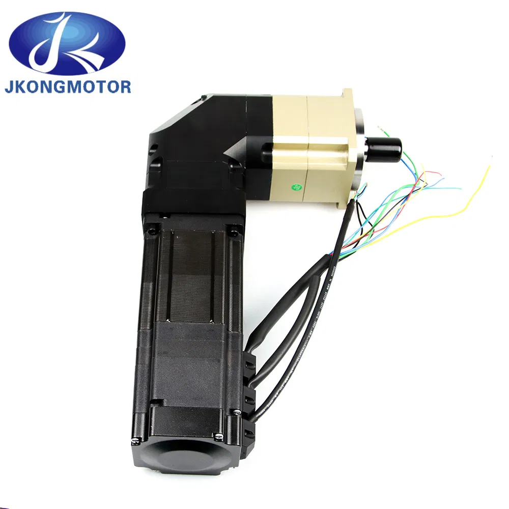 NEMA 34 86mm Motor de CC sin escobillas BLDC con eje angular, reductor BLDC con frenos integrados, encoders y controladores para equipos de automatización para equipos de respiración