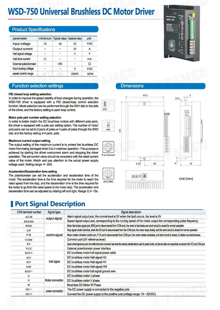 Montaje del servomotor