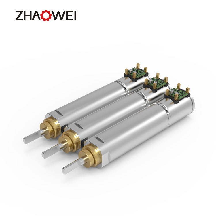 Zhaowei 3V 12V 4mm Motor de engranaje de corriente continua planetario miniatura de baja velocidad