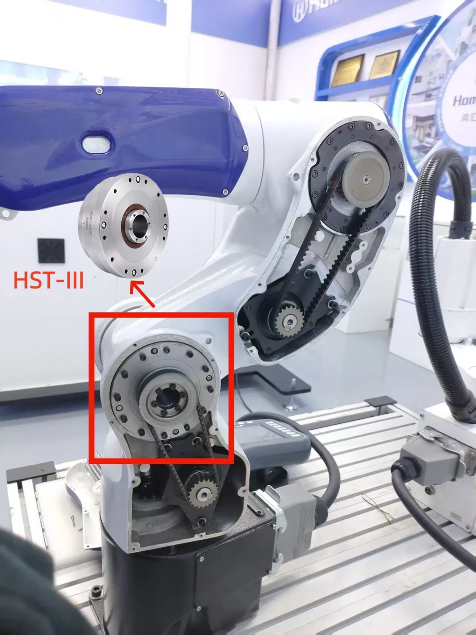 Transmisión armónica de alta precisión NEMA 17 motor paso a paso con engranaje de onda de deformación para robots de servicio