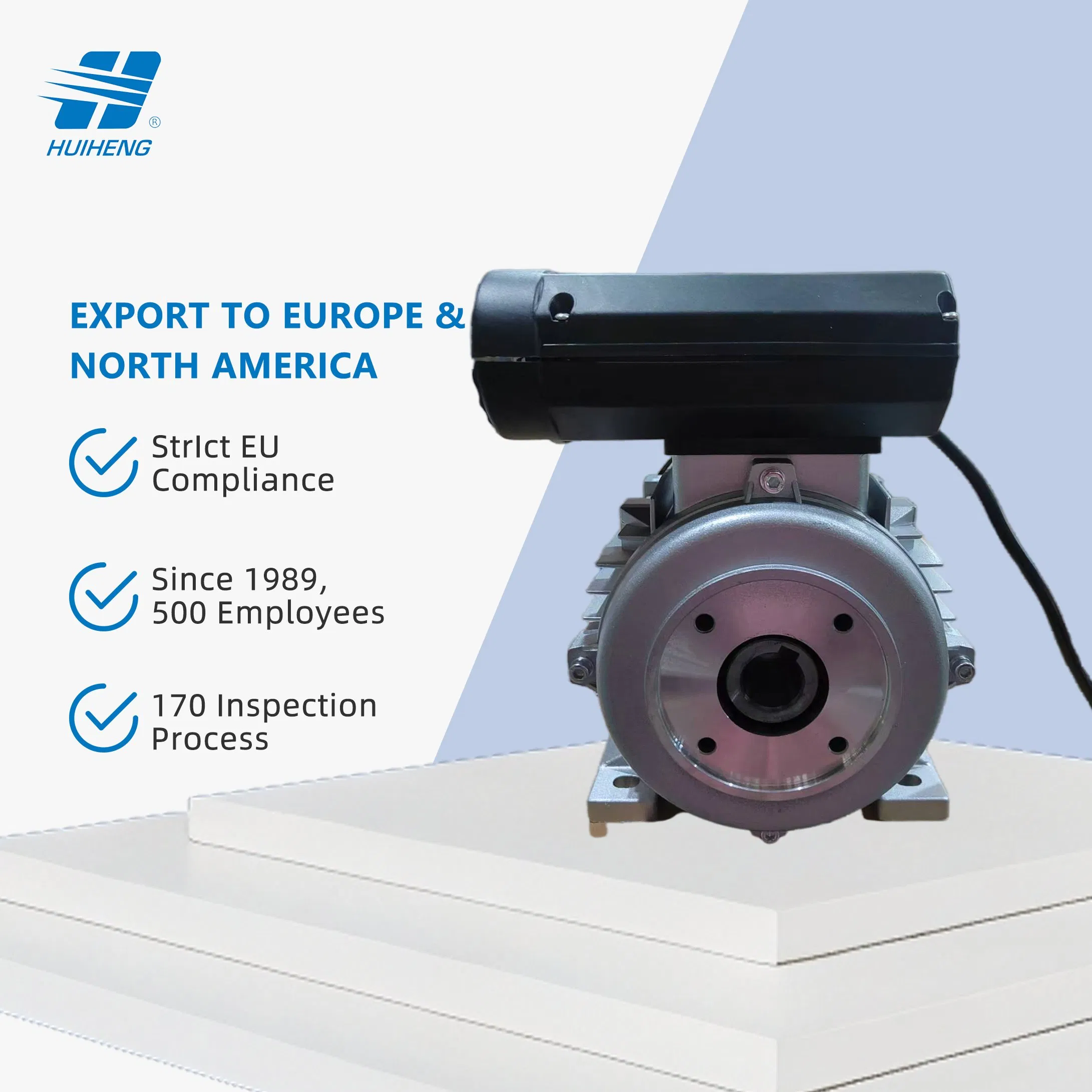 Fabricante de motor de inducción de jaula de fase única de eje hueco para lavadora de alta presión