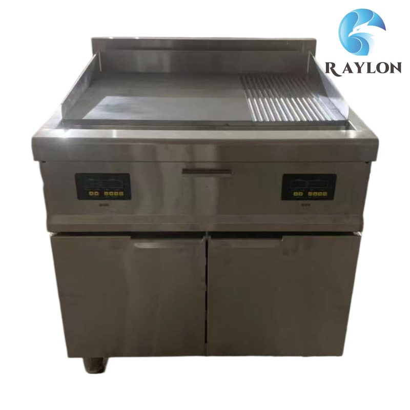 Sistema de termostato para plancha plana comercial para cocinar panqueques