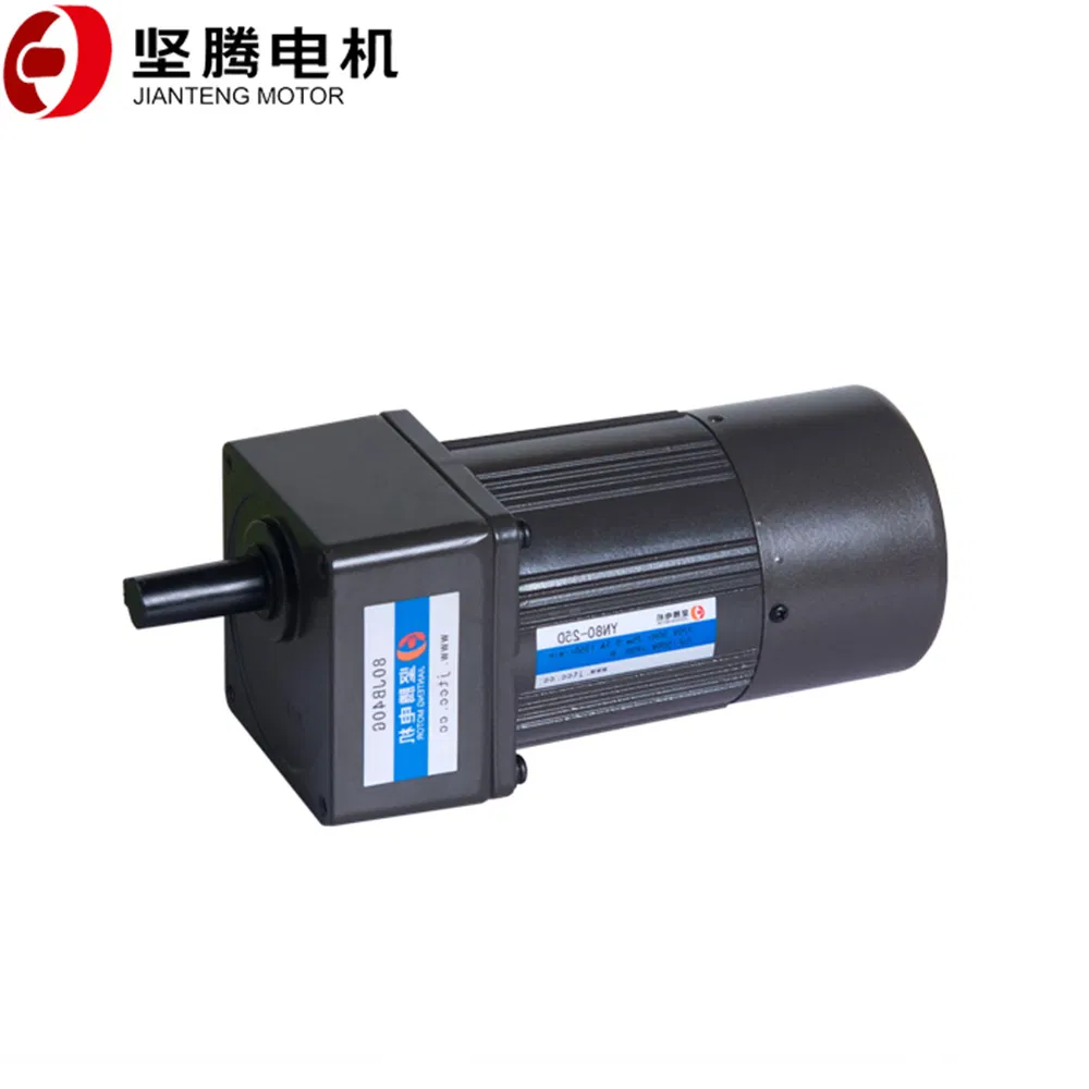 Motor mini sincrónico de reducción con engranaje en ángulo recto, freno eléctrico reversible micro, eje sólido hueco