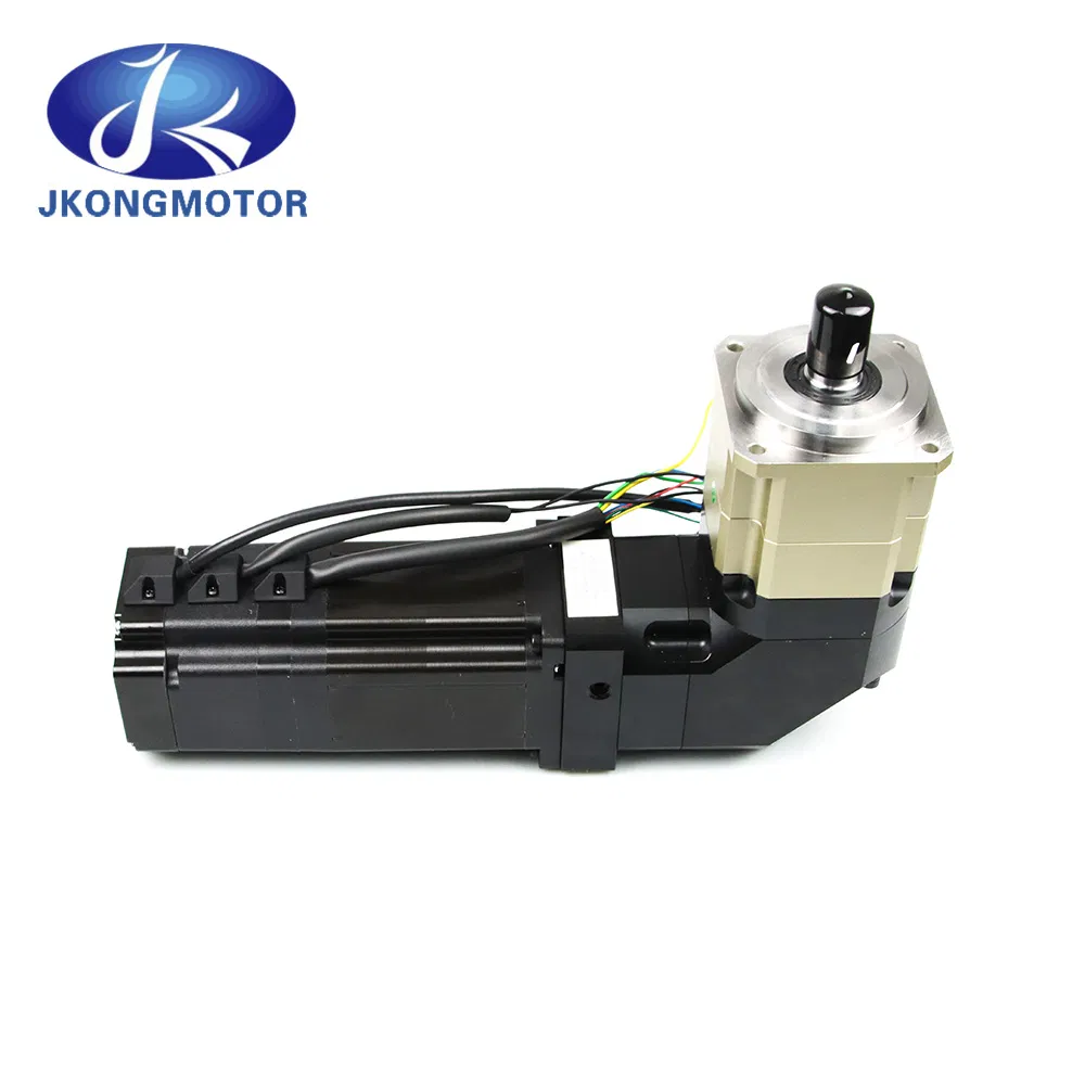 NEMA 34 86mm Motor de CC sin escobillas BLDC con eje angular, reductor BLDC con frenos integrados, encoders y controladores para equipos de automatización para equipos de respiración