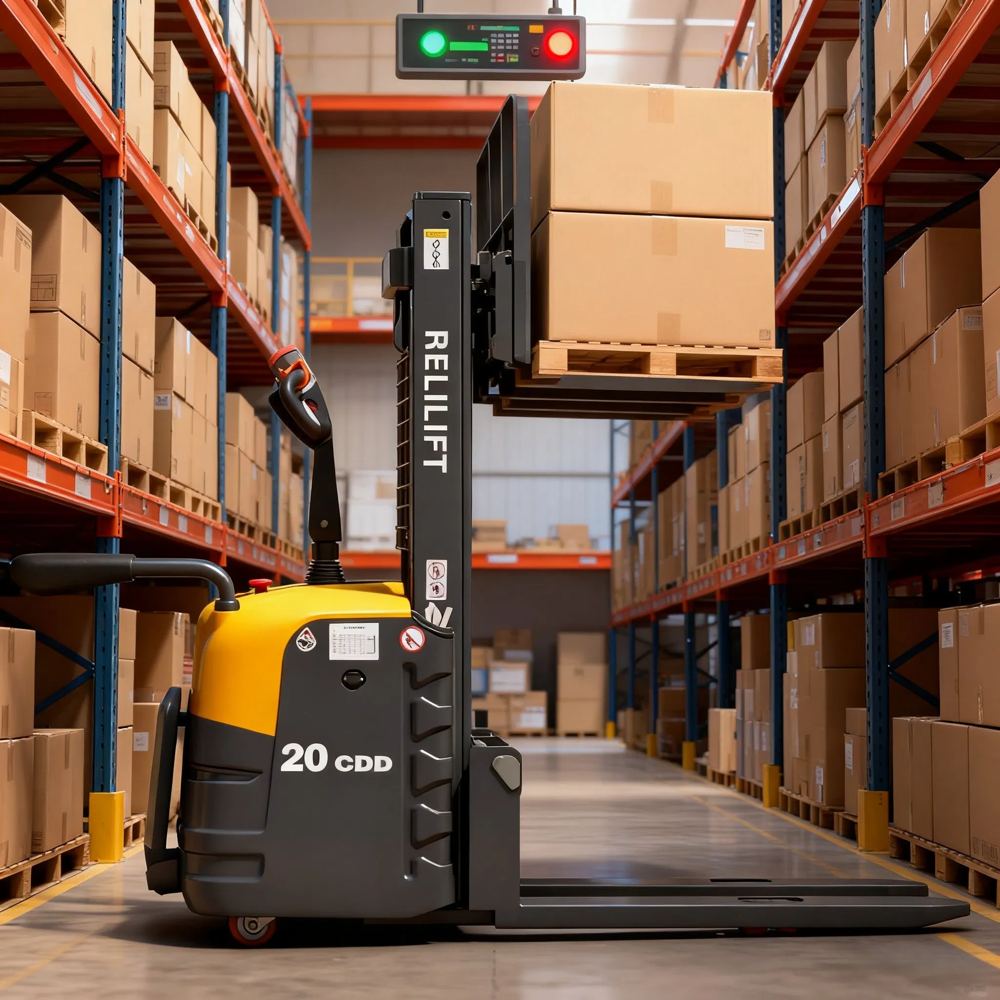 Good Service New Outdoor Full Electric Heavy Duty Brushless Motor Pallet Stacker Cdd-2030